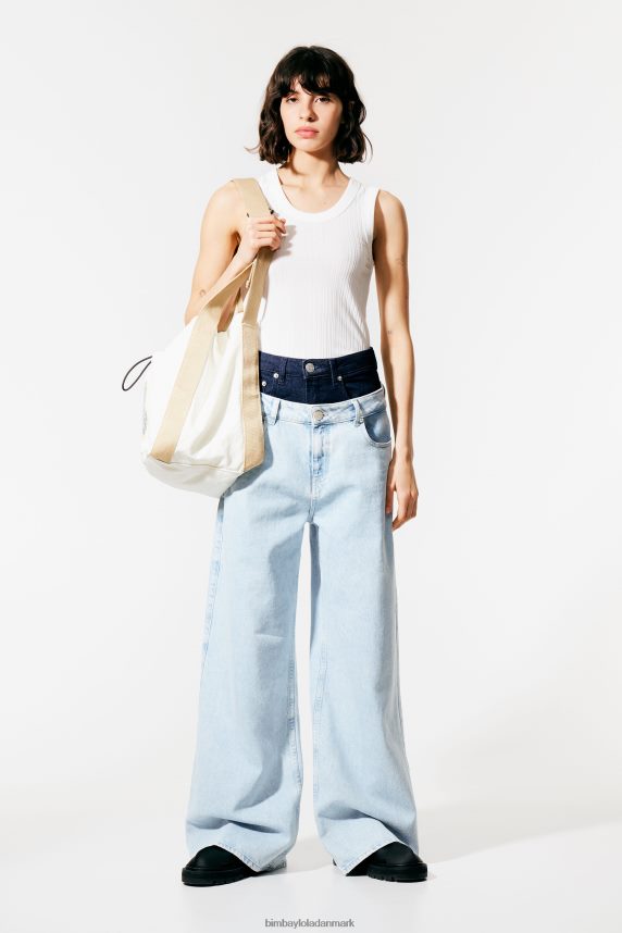 Bimba Y Lola wide leg - wide leg jeans 46TD4J504blå