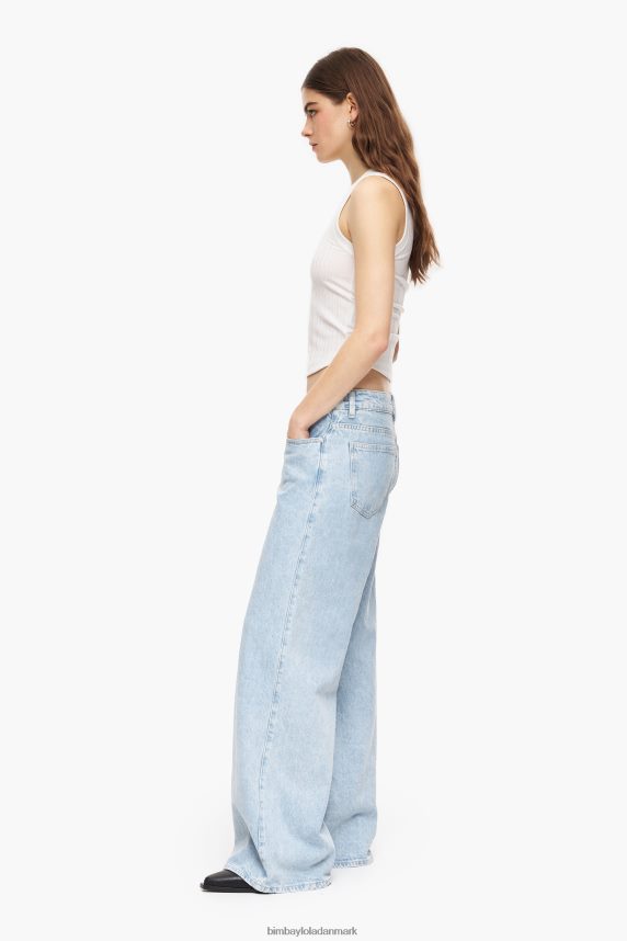 Bimba Y Lola wide leg - wide leg jeans 46TD4J506blå