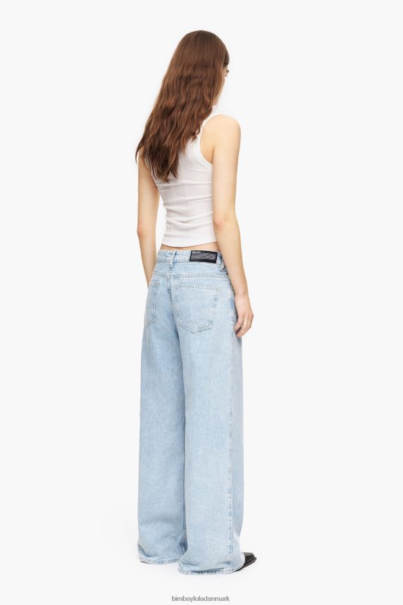 Bimba Y Lola wide leg - wide leg jeans 46TD4J506blå