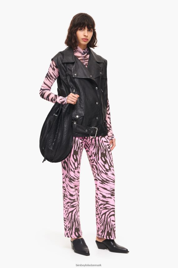 Bimba Y Lola biker vest i læder 46TD4J477sort