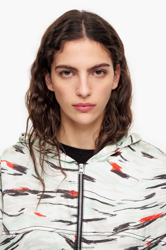 Bimba Y Lola flydende bomberjakke med butterfly wing print 46TD4J490mynte