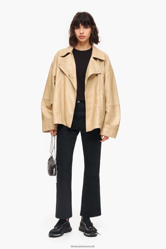 Bimba Y Lola læderjakke 46TD4J475kamel