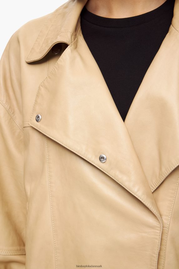 Bimba Y Lola læderjakke 46TD4J475kamel