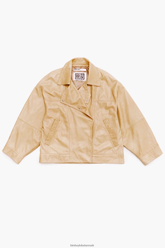 Bimba Y Lola læderjakke 46TD4J475kamel