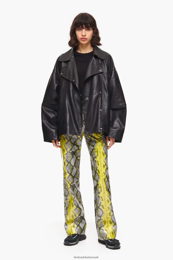 Bimba Y Lola læderjakke 46TD4J476sort