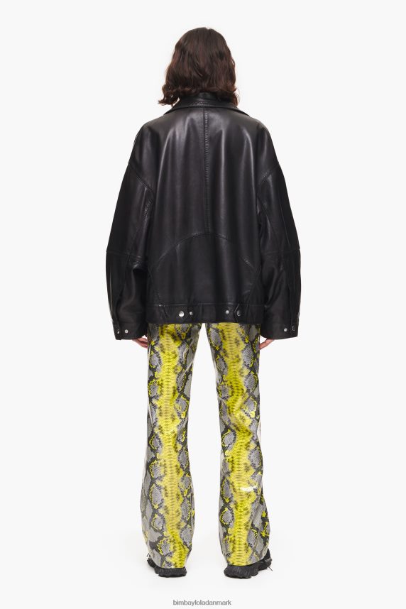 Bimba Y Lola læderjakke 46TD4J476sort