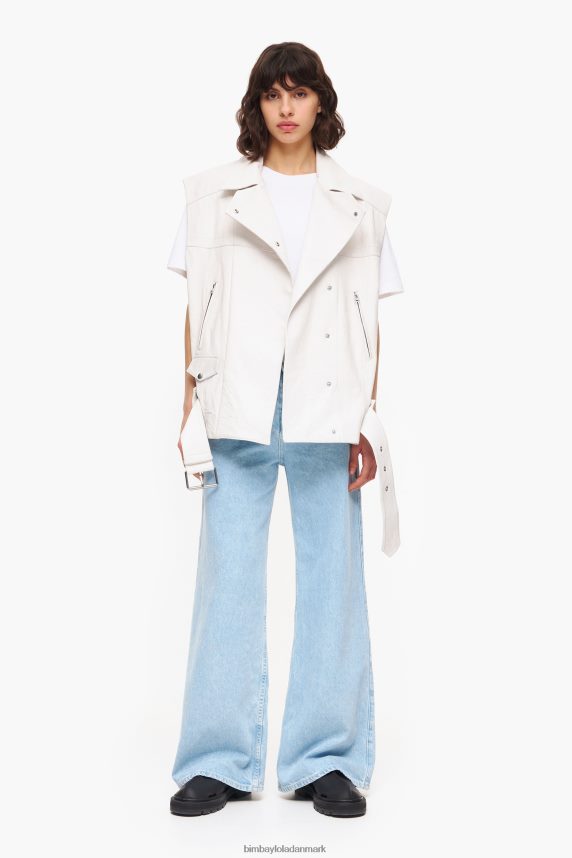 Bimba Y Lola lædervest 46TD4J478ecru