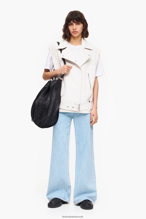 Bimba Y Lola lædervest 46TD4J478ecru