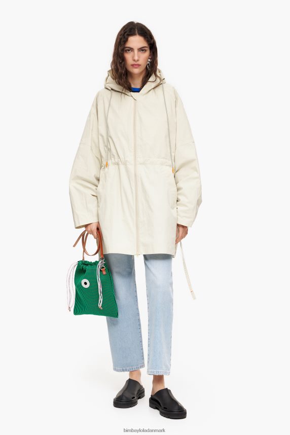 Bimba Y Lola overdimensioneret rende 46TD4J486vasket grøn