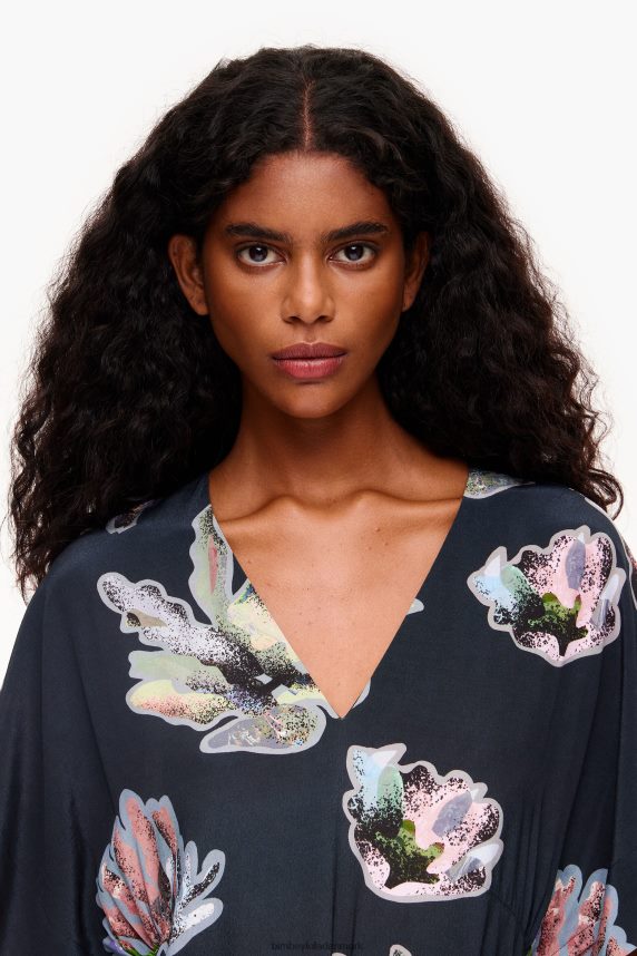 Bimba Y Lola lang jumpsuit med koralprint 46TD4J186grå