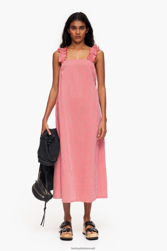 Bimba Y Lola denim a-line kjole 46TD4J229rød