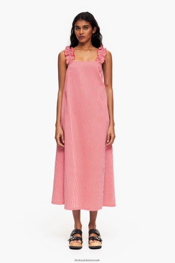 Bimba Y Lola denim a-line kjole 46TD4J543rød