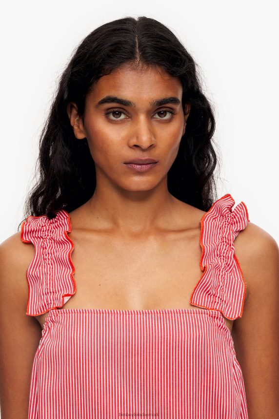 Bimba Y Lola denim a-line kjole 46TD4J543rød