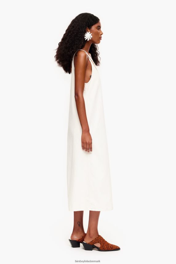 Bimba Y Lola denim kjole 46TD4J180off-white