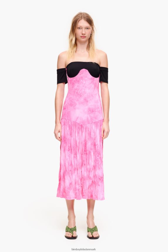Bimba Y Lola flydende midikjole 46TD4J189lyserød