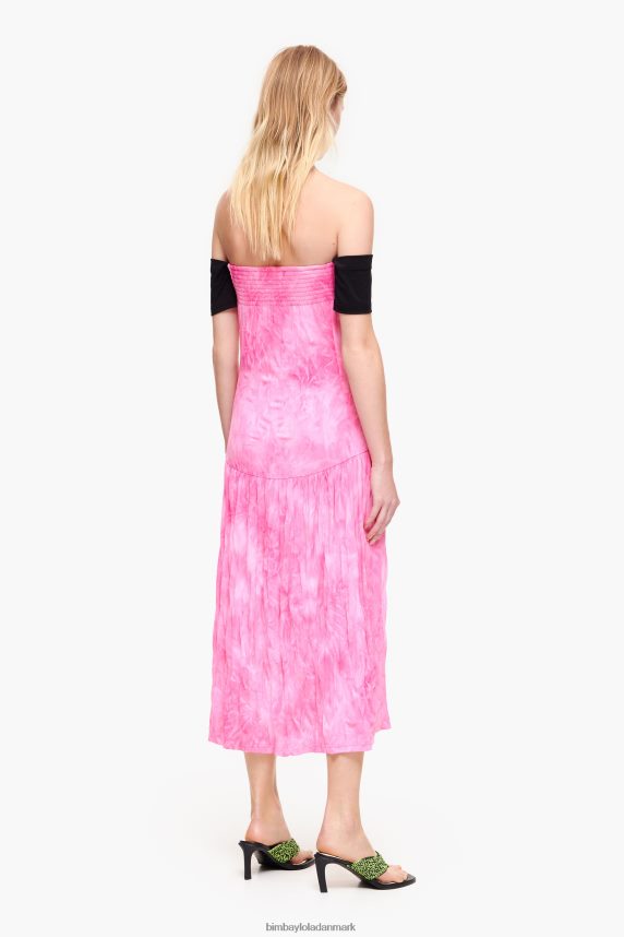 Bimba Y Lola flydende midikjole 46TD4J189lyserød