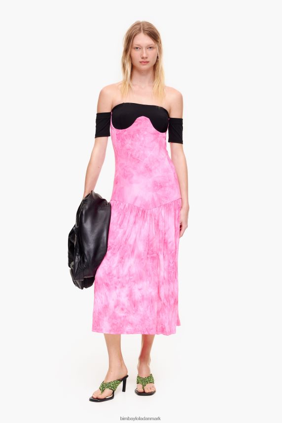 Bimba Y Lola flydende midikjole 46TD4J189lyserød