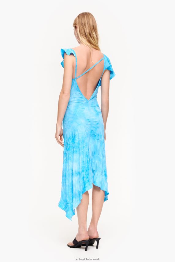 Bimba Y Lola flydende midikjole 46TD4J191blå