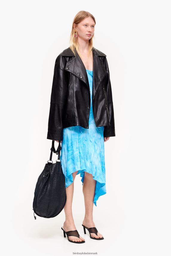 Bimba Y Lola flydende midikjole 46TD4J191blå