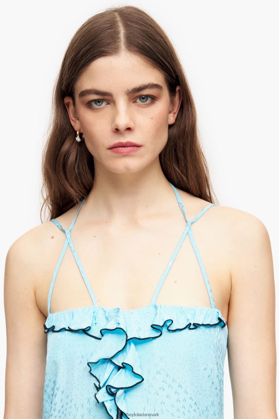 Bimba Y Lola flydende midikjole 46TD4J231blå