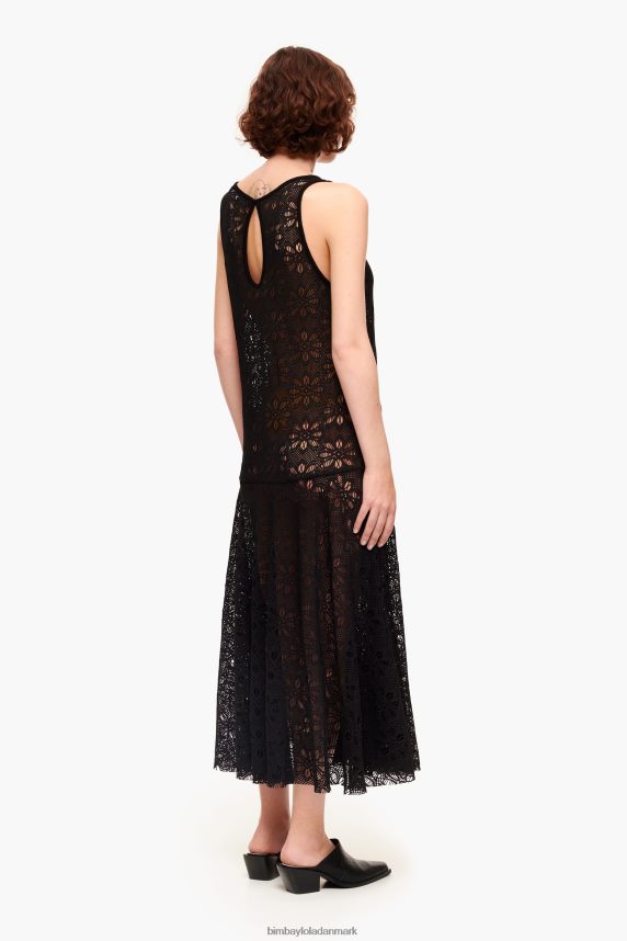 Bimba Y Lola gennembrudt maxi kjole 46TD4J208sort