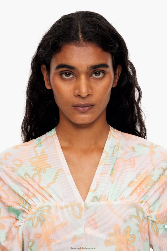 Bimba Y Lola jersey-strikket midikjole med blomsterprint 46TD4J234graffiti