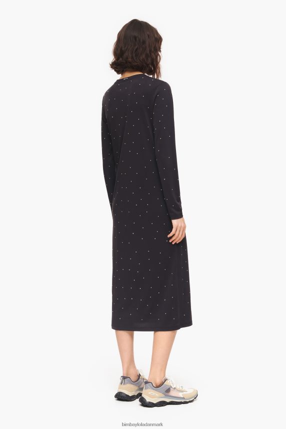 Bimba Y Lola kjole antracit glitter 46TD4J216flyder