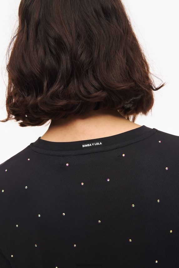 Bimba Y Lola kjole antracit glitter 46TD4J216flyder