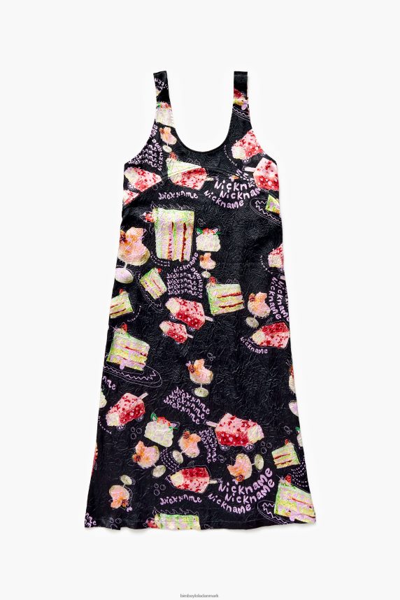 Bimba Y Lola kjole med teksturtryk 46TD4J200kaldenavn foto