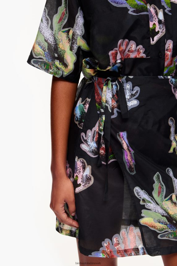 Bimba Y Lola koral print sarong kjole 46TD4J185grå