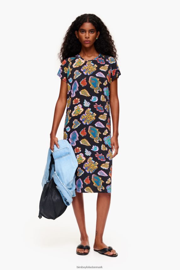 Bimba Y Lola kort fiskehavkjole 46TD4J173sort