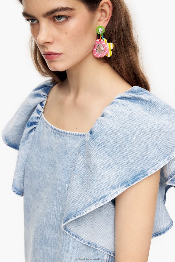 Bimba Y Lola let denim minikjole 46TD4J213blå