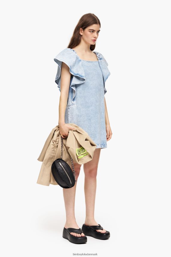 Bimba Y Lola let denim minikjole 46TD4J213blå
