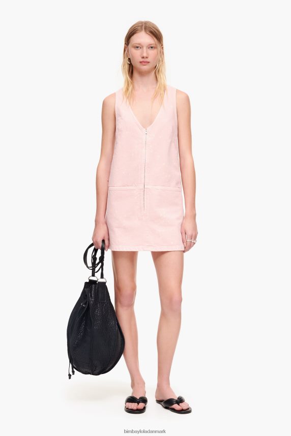 Bimba Y Lola let kort denimkjole 46TD4J192lyserød