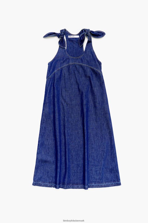 Bimba Y Lola mørk a-line denimkjole 46TD4J202blå