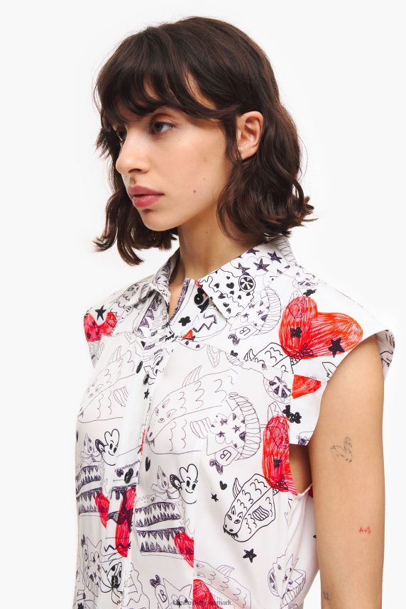 Bimba Y Lola maxikjole med hjertetryk 46TD4J226kaldenavn