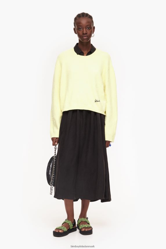 Bimba Y Lola midi skjortekjole 46TD4J211sort