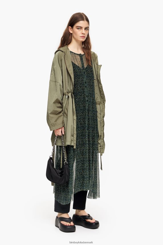 Bimba Y Lola romantisk midikjole med blomsterprint 46TD4J236grøn