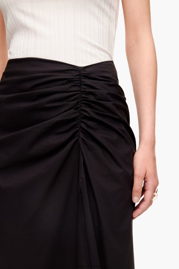 Bimba Y Lola bomuld midi nederdel 46TD4J463sort