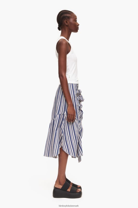 Bimba Y Lola denim midi nederdel 46TD4J457blå