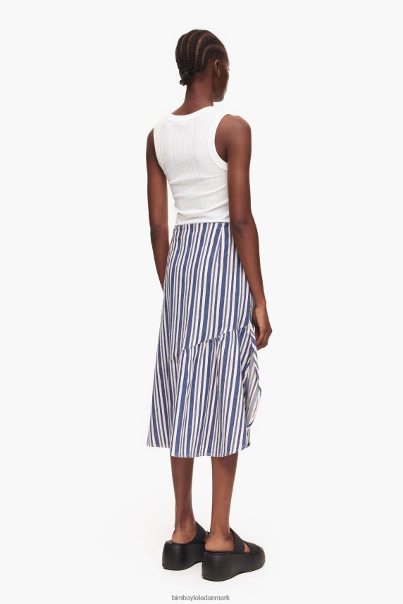 Bimba Y Lola denim midi nederdel 46TD4J457blå