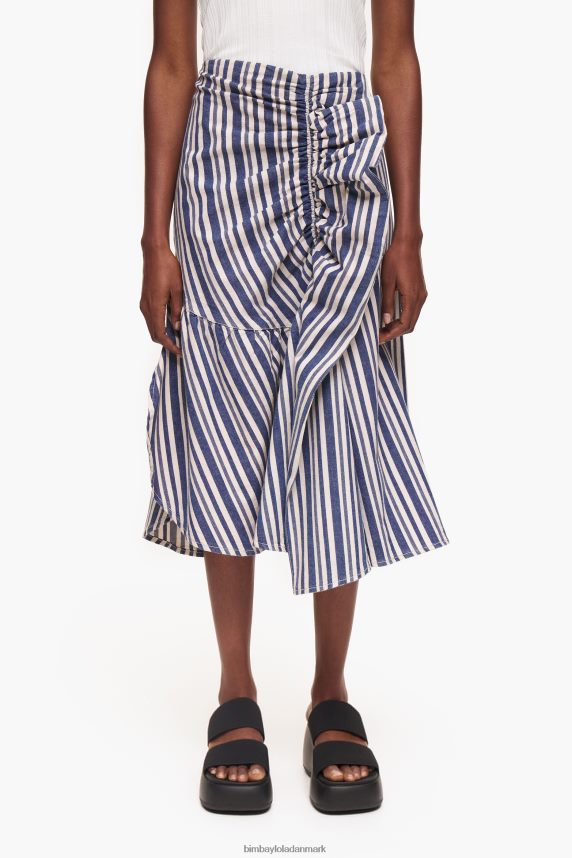 Bimba Y Lola denim midi nederdel 46TD4J457blå