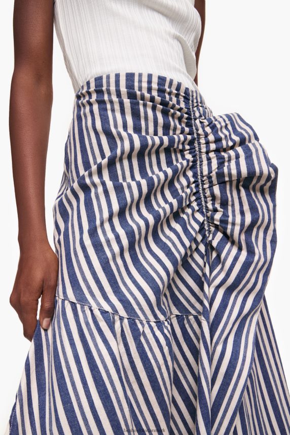 Bimba Y Lola denim midi nederdel 46TD4J457blå