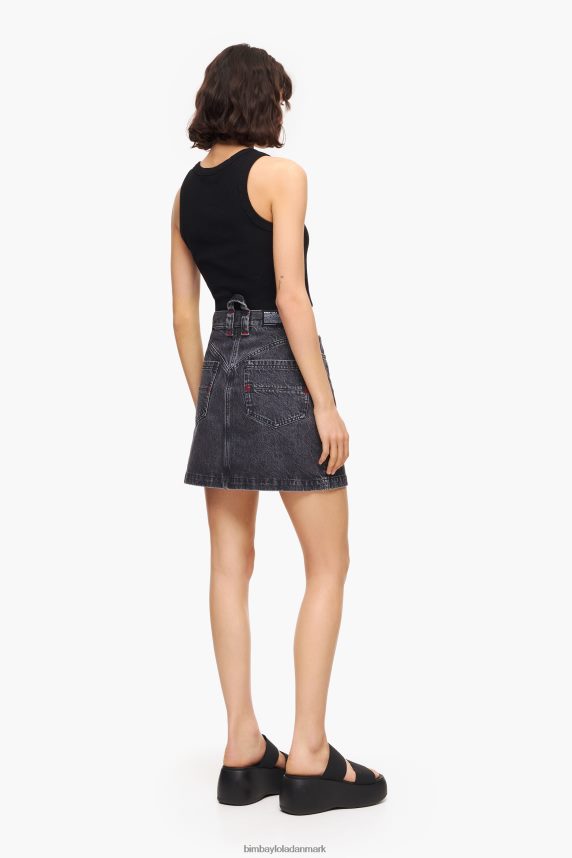 Bimba Y Lola denim mininederdel 46TD4J458sort