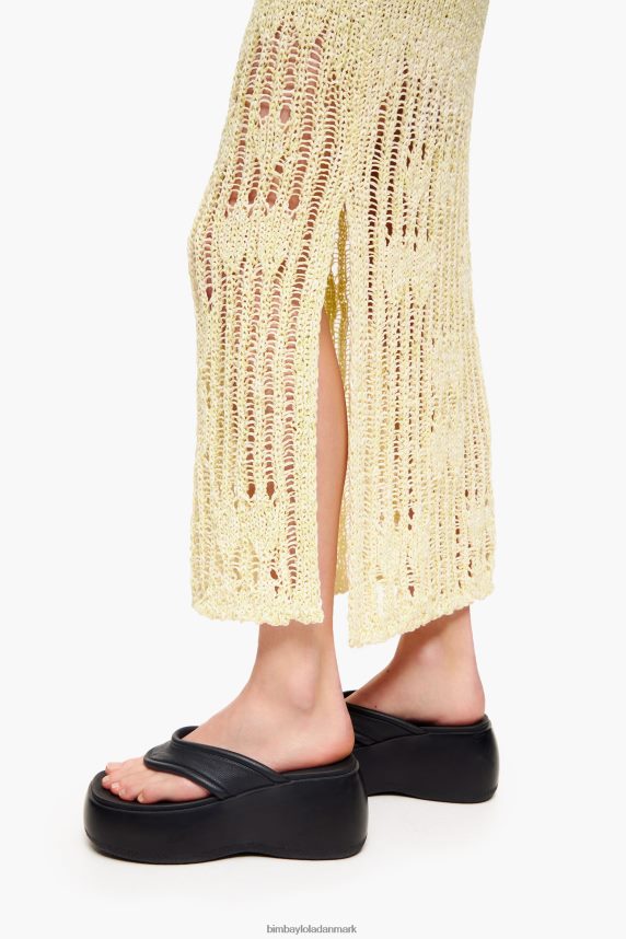 Bimba Y Lola midi strik nederdel 46TD4J461lime grøn