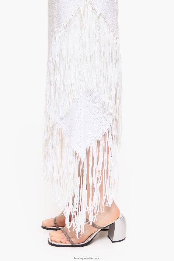 Bimba Y Lola pailletter midi nederdel 46TD4J462hvid