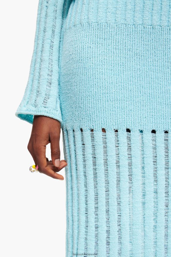 Bimba Y Lola ribbet midi-nederdel 46TD4J460blå