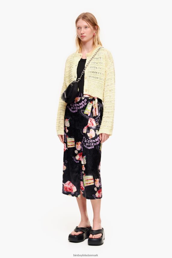 Bimba Y Lola wrap-nederdel med fototryk 46TD4J459kaldenavn