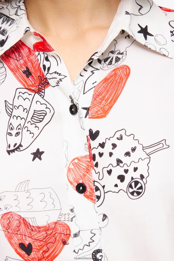 Bimba Y Lola hjerteskjorte 46TD4J347kaldenavn