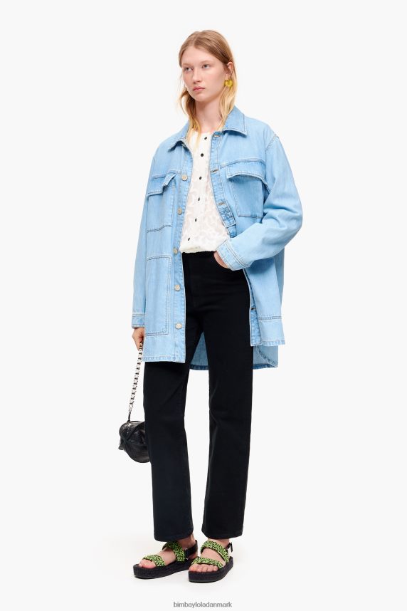 Bimba Y Lola jacquard cropped bluse 46TD4J340stjerne